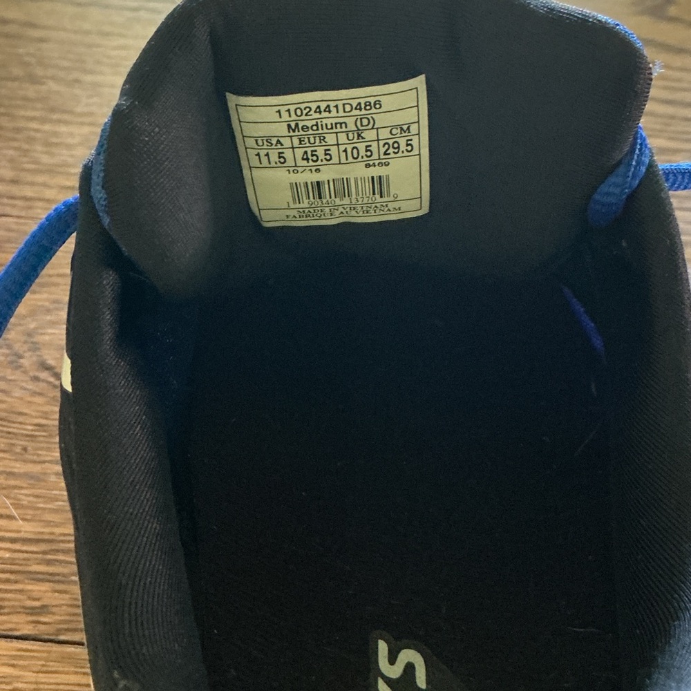 Brooks Launch 4 Athletic Sneakers Shoes Men’s size 11.5 Blue Black - Picture 8 of 12